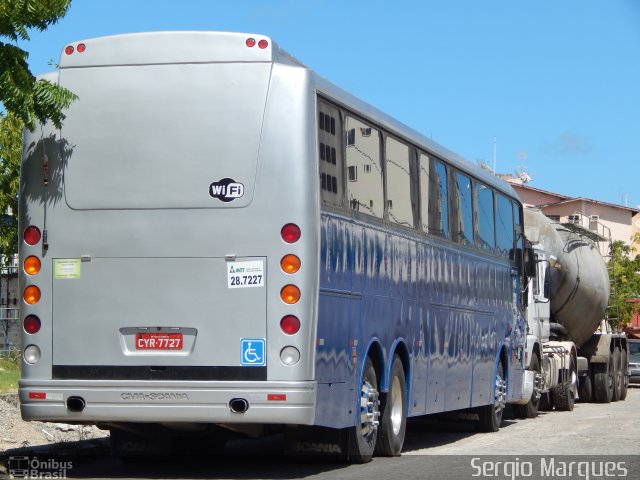 Ônibus Particulares 7727 na cidade de Aracaju, Sergipe, Brasil, por Sergio Marques . ID da foto: 4337403.