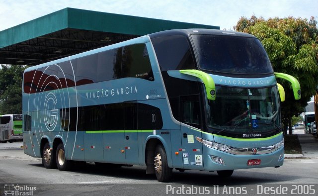 Viação Garcia 8021 na cidade de São Paulo, São Paulo, Brasil, por Cristiano Soares da Silva. ID da foto: 4336281.