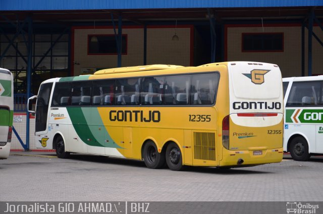 Empresa Gontijo de Transportes 12355 na cidade de Paraíba do Sul, Rio de Janeiro, Brasil, por Giovanini Mendes do Carmo. ID da foto: 4336914.