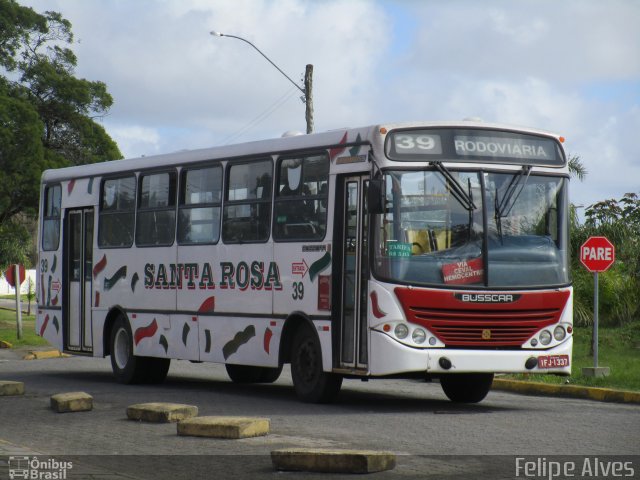 Empresa Auto Viação Santa Rosa 39 na cidade de Pelotas, Rio Grande do Sul, Brasil, por Felipe Alves. ID da foto: 4335558.