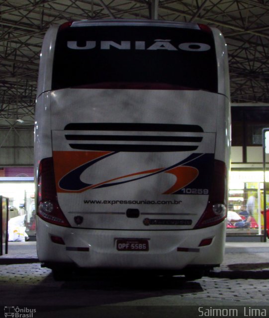 Expresso União 10259 na cidade de Vitória, Espírito Santo, Brasil, por Saimom  Lima. Número da foto: #4339112.