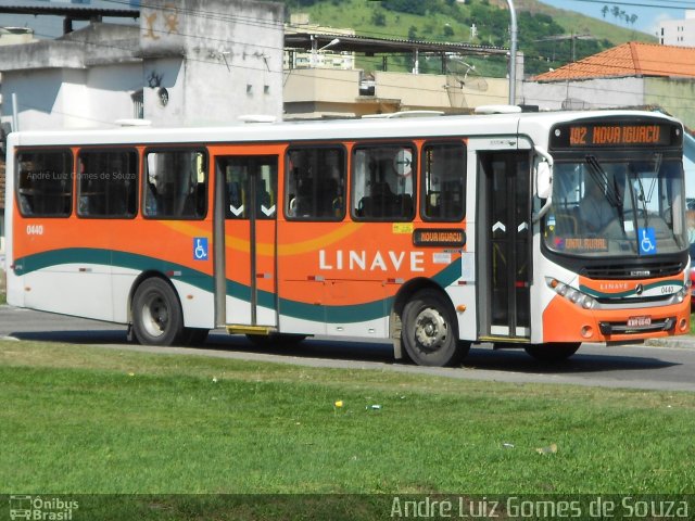 Linave Transportes 0440 na cidade de Nova Iguaçu, Rio de Janeiro, Brasil, por André Luiz Gomes de Souza. Número da foto: #4338001.