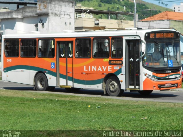 Linave Transportes 0440 na cidade de Nova Iguaçu, Rio de Janeiro, Brasil, por André Luiz Gomes de Souza. ID da foto: 4338001.