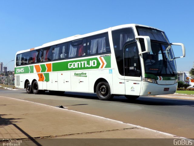 Empresa Gontijo de Transportes 21145 na cidade de Rio Verde, Goiás, Brasil, por Paulo Roberto Sales do Nascimento. ID da foto: 4338672.