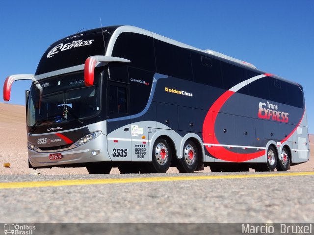 Trans Express 3535 na cidade de , por Marcio  Bruxel. Número da foto: #4339361.
