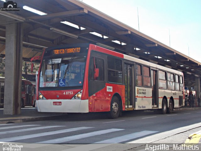 Express Transportes Urbanos Ltda 4 8753 na cidade de São Paulo, São Paulo, Brasil, por Asprilla Matheus. Número da foto: #4338079.