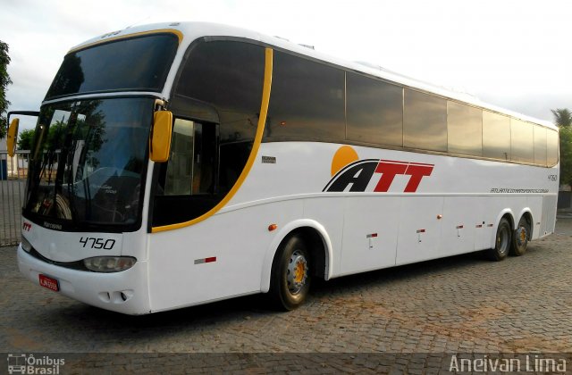 ATT - Atlântico Transportes e Turismo 4750 na cidade de Monte Santo, Bahia, Brasil, por Aneivan Lima. Número da foto: #4337869.
