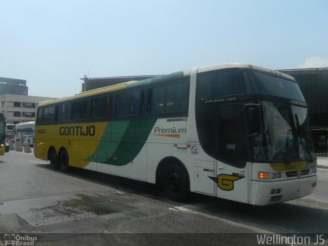 Empresa Gontijo de Transportes 15280 na cidade de Rio de Janeiro, Rio de Janeiro, Brasil, por Wellington de Jesus Santos. ID da foto: 4340537.