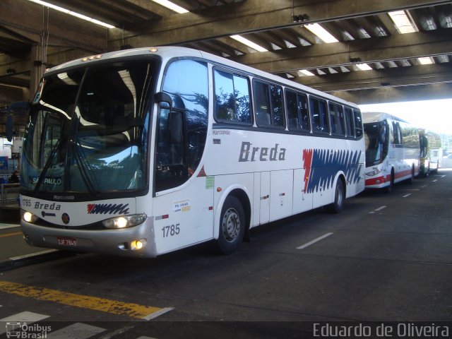 Breda Transportes e Serviços 1785 na cidade de São Paulo, São Paulo, Brasil, por Eduardo de Oliveira. Número da foto: #4342017.