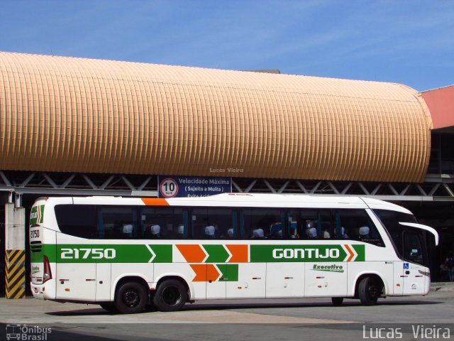 Empresa Gontijo de Transportes 21750 na cidade de Rio de Janeiro, Rio de Janeiro, Brasil, por Lucas Vieira. Número da foto: #4343128.