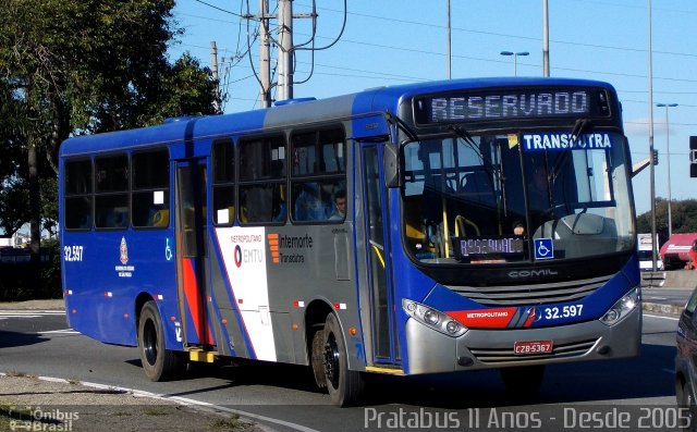 Viação Transdutra 32.597 na cidade de São Paulo, São Paulo, Brasil, por Cristiano Soares da Silva. ID da foto: 4342612.