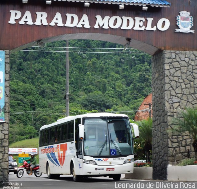 Viação Teresópolis RJ 203.054 na cidade de Guapimirim, Rio de Janeiro, Brasil, por Diego Oliveira. Número da foto: #4342389.