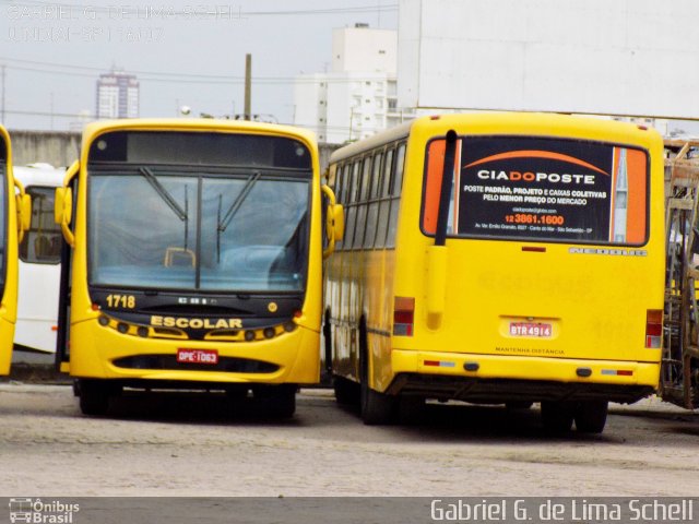 Viação Leme 1718 na cidade de Jundiaí, São Paulo, Brasil, por Gabriel Giacomin de Lima. Número da foto: #4343451.