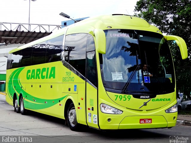 Viação Garcia 7959 na cidade de São Paulo, São Paulo, Brasil, por Fabio Lima. ID da foto: 4343229.