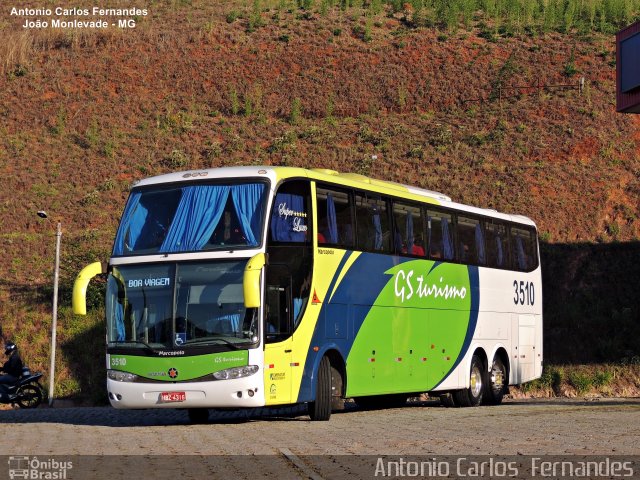 GS Turismo 3510 na cidade de João Monlevade, Minas Gerais, Brasil, por Antonio Carlos Fernandes. ID da foto: 4344874.