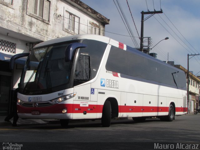 Breda Transportes e Serviços 1642 na cidade de Itanhaém, São Paulo, Brasil, por Mauro Alcaraz. Número da foto: #4345719.