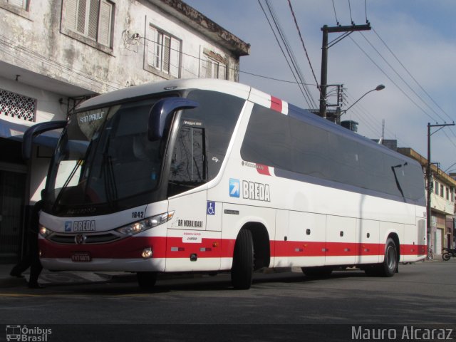 Breda Transportes e Serviços 1642 na cidade de Itanhaém, São Paulo, Brasil, por Mauro Alcaraz. ID da foto: 4345719.