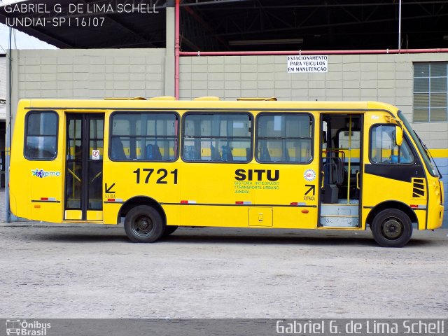 Viação Leme 1721 na cidade de Jundiaí, São Paulo, Brasil, por Gabriel Giacomin de Lima. Número da foto: #4346159.