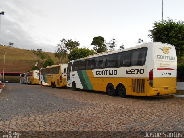 Empresa Gontijo de Transportes 12270 na cidade de João Monlevade, Minas Gerais, Brasil, por Josué Santos. ID da foto: 4344241.