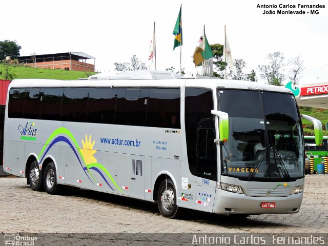 Actur Viagens 1046 na cidade de João Monlevade, Minas Gerais, Brasil, por Antonio Carlos Fernandes. ID da foto: 4344892.