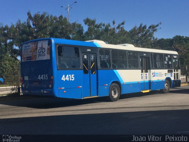 Transporte Coletivo Estrela 4415 na cidade de Florianópolis, Santa Catarina, Brasil, por João Vitor  Peixoto. Número da foto: #4344672.