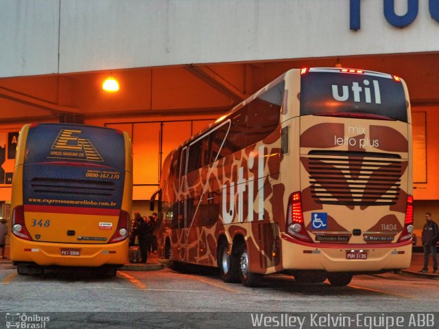 UTIL - União Transporte Interestadual de Luxo 11404 na cidade de Sorocaba, São Paulo, Brasil, por Weslley Kelvin Batista. Número da foto: #4344963.
