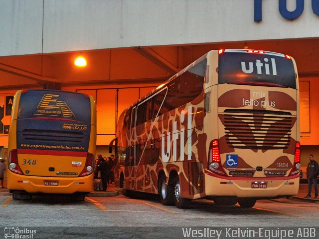 UTIL - União Transporte Interestadual de Luxo 11404 na cidade de Sorocaba, São Paulo, Brasil, por Weslley Kelvin Batista. ID da foto: 4344963.