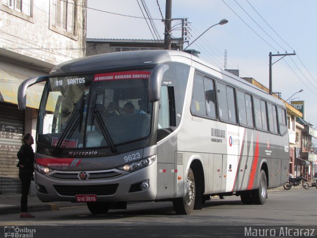 BR Mobilidade Baixada Santista 9623 na cidade de Itanhaém, São Paulo, Brasil, por Mauro Alcaraz. Número da foto: #4345638.