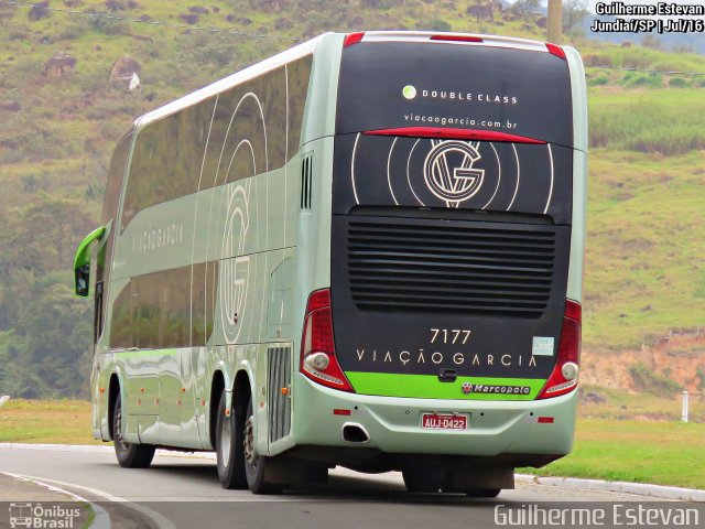 Viação Garcia 7177 na cidade de Jundiaí, São Paulo, Brasil, por Guilherme Estevan. ID da foto: 4345184.