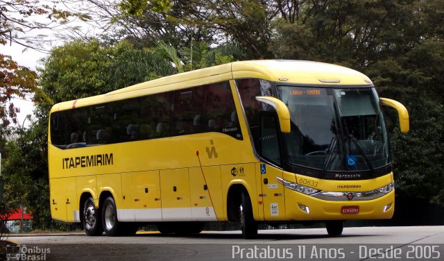 Viação Itapemirim 60633 na cidade de São Paulo, São Paulo, Brasil, por Cristiano Soares da Silva. Número da foto: #4344816.