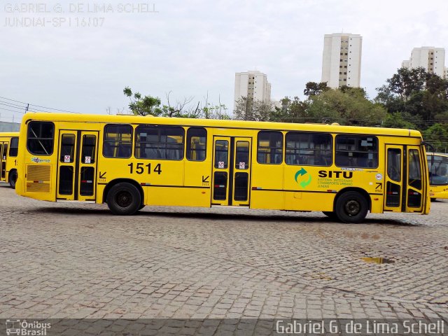 Viação Leme 1514 na cidade de Jundiaí, São Paulo, Brasil, por Gabriel Giacomin de Lima. ID da foto: 4347328.