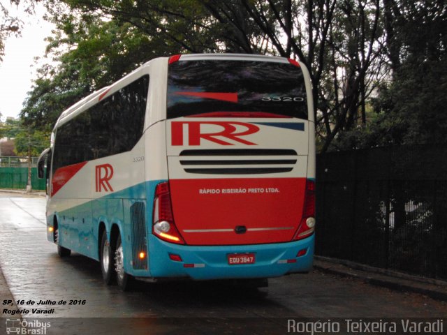 Rápido Ribeirão Preto 3320 na cidade de São Paulo, São Paulo, Brasil, por Rogério Teixeira Varadi. Número da foto: #4349547.