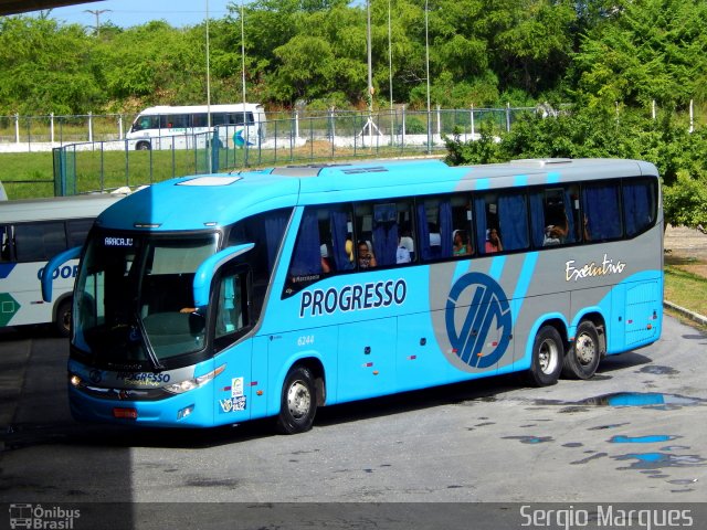 Auto Viação Progresso 6244 na cidade de Aracaju, Sergipe, Brasil, por Sergio Marques . Número da foto: #4351178.