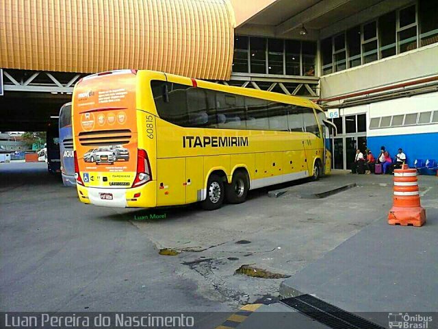 Viação Itapemirim 60815 na cidade de Rio de Janeiro, Rio de Janeiro, Brasil, por Luan Pereira do Nascimento. ID da foto: 4348861.