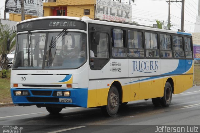 JR Log Bus 1030 na cidade de Cariacica, Espírito Santo, Brasil, por J.  Luiz. Número da foto: #4349760.