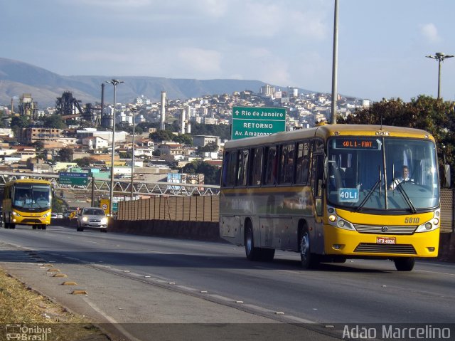 Viação Santa Edwiges 5810 na cidade de Belo Horizonte, Minas Gerais, Brasil, por Adão Raimundo Marcelino. ID da foto: 4350679.