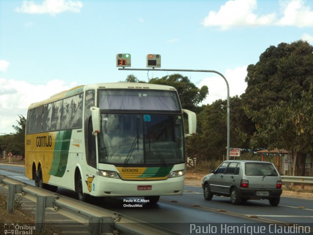 Empresa Gontijo de Transportes 12005 na cidade de Montes Claros, Minas Gerais, Brasil, por Paulo Henrique Claudino. ID da foto: 4350624.