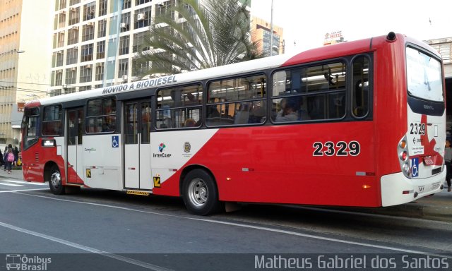 Expresso CampiBus 2329 na cidade de Campinas, São Paulo, Brasil, por Matheus Gabriel dos Santos. ID da foto: 4348908.