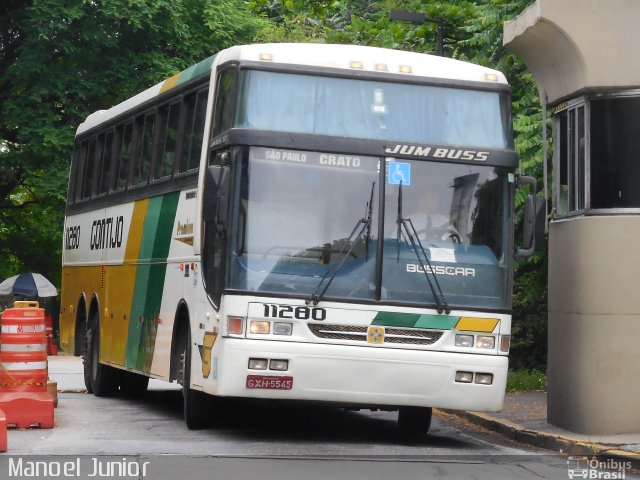 Empresa Gontijo de Transportes 11280 na cidade de São Paulo, São Paulo, Brasil, por Manoel Junior. ID da foto: 4348701.