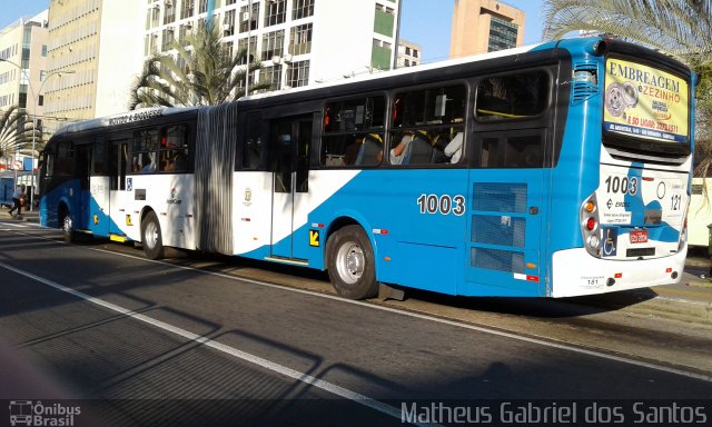 VB Transportes e Turismo 1003 na cidade de Campinas, São Paulo, Brasil, por Matheus Gabriel dos Santos. Número da foto: #4349921.