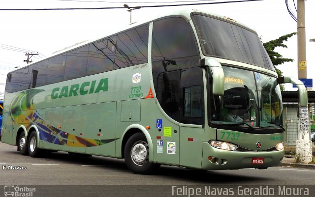 Viação Garcia 7737 na cidade de São Paulo, São Paulo, Brasil, por Felipe Navas Geraldo Moura . ID da foto: 4349563.