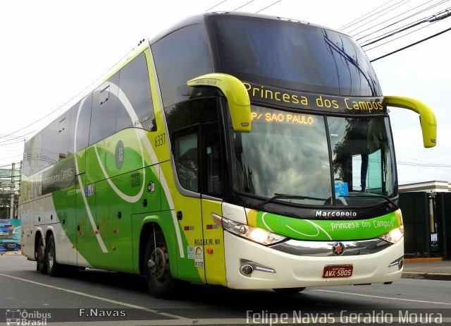 Expresso Princesa dos Campos 6337 na cidade de São Paulo, São Paulo, Brasil, por Felipe Navas Geraldo Moura . Número da foto: #4349997.