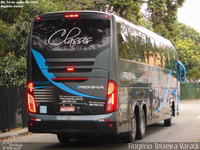 Empresa de Ônibus Nossa Senhora da Penha 52009 na cidade de São Paulo, São Paulo, Brasil, por Rogério Teixeira Varadi. Número da foto: #4349500.