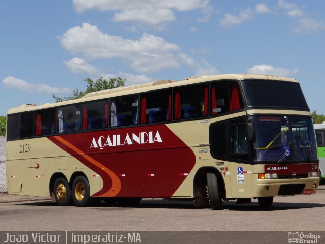 Viação Açailândia 2129 na cidade de Imperatriz, Maranhão, Brasil, por João Victor. ID da foto: 4353393.