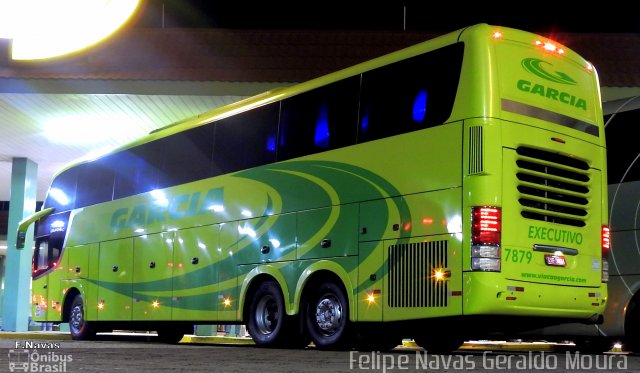 Viação Garcia 7879 na cidade de Londrina, Paraná, Brasil, por Felipe Navas Geraldo Moura . Número da foto: #4354485.