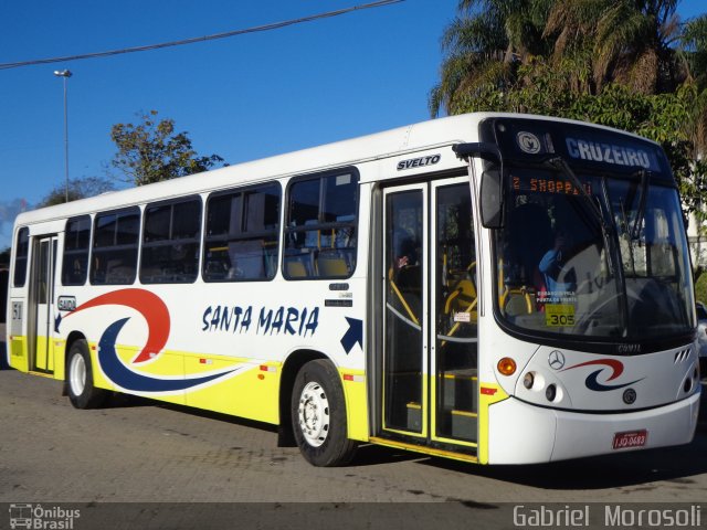 Transportes Santa Maria 51 na cidade de Pelotas, Rio Grande do Sul, Brasil, por Gabriel  Morosoli. Número da foto: #4353842.