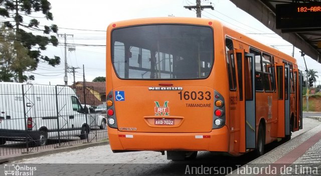 Viação Tamandaré 16033 na cidade de Curitiba, Paraná, Brasil, por Anderson Taborda de Lima. Número da foto: #4355068.
