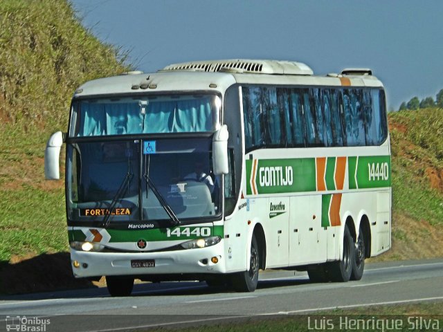 Empresa Gontijo de Transportes 14440 na cidade de Três Corações, Minas Gerais, Brasil, por Luis Henrique Silva. Número da foto: #4355670.