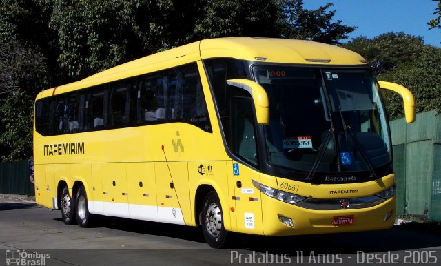 Viação Itapemirim 60661 na cidade de São Paulo, São Paulo, Brasil, por Cristiano Soares da Silva. ID da foto: 4296252.