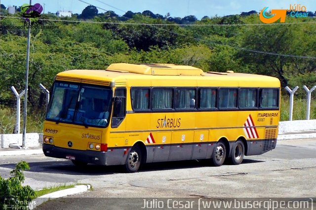 Viação Itapemirim 40087 na cidade de Aracaju, Sergipe, Brasil, por Julio Cesar  Barbosa Martins. Número da foto: #4296701.